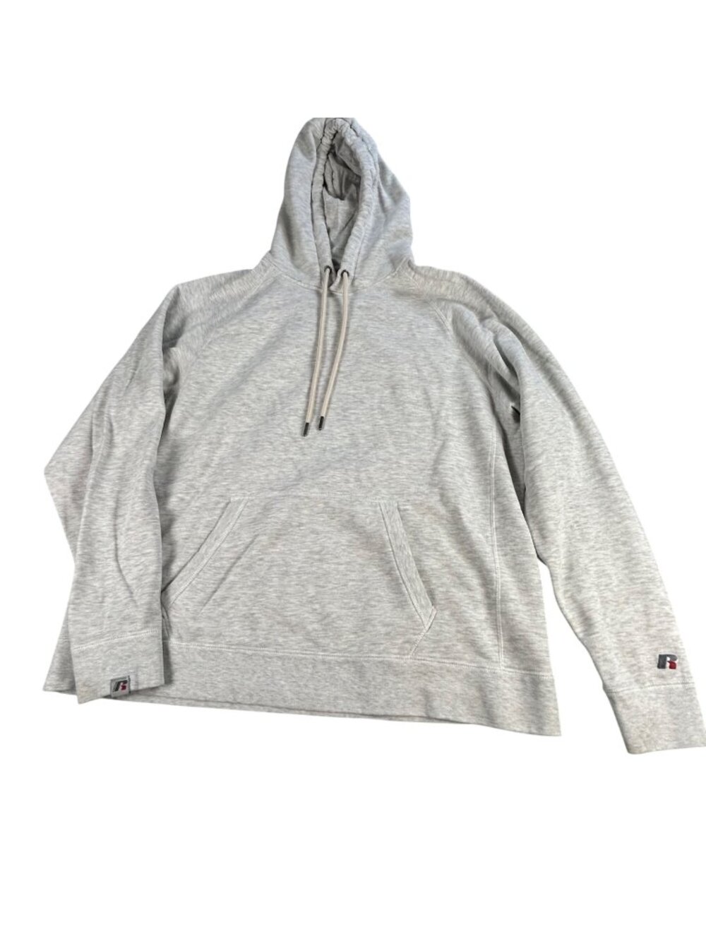 Russell Athletic Gray Pullover Hoodie Sweatshirt Mens XL Pocket Drawstring Hood